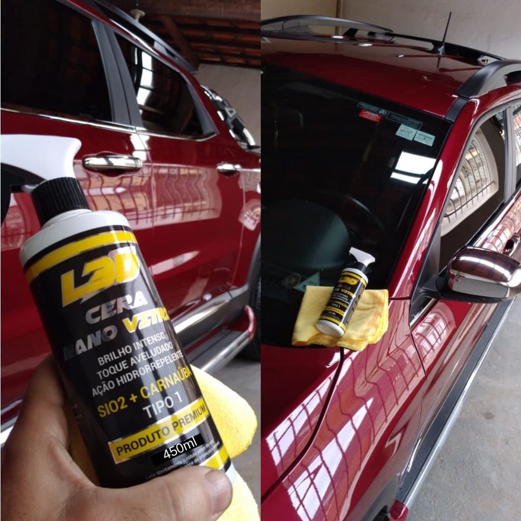 Cera Cristalizadora Nano Vitri L3D 450ml Espelhamento Fácil