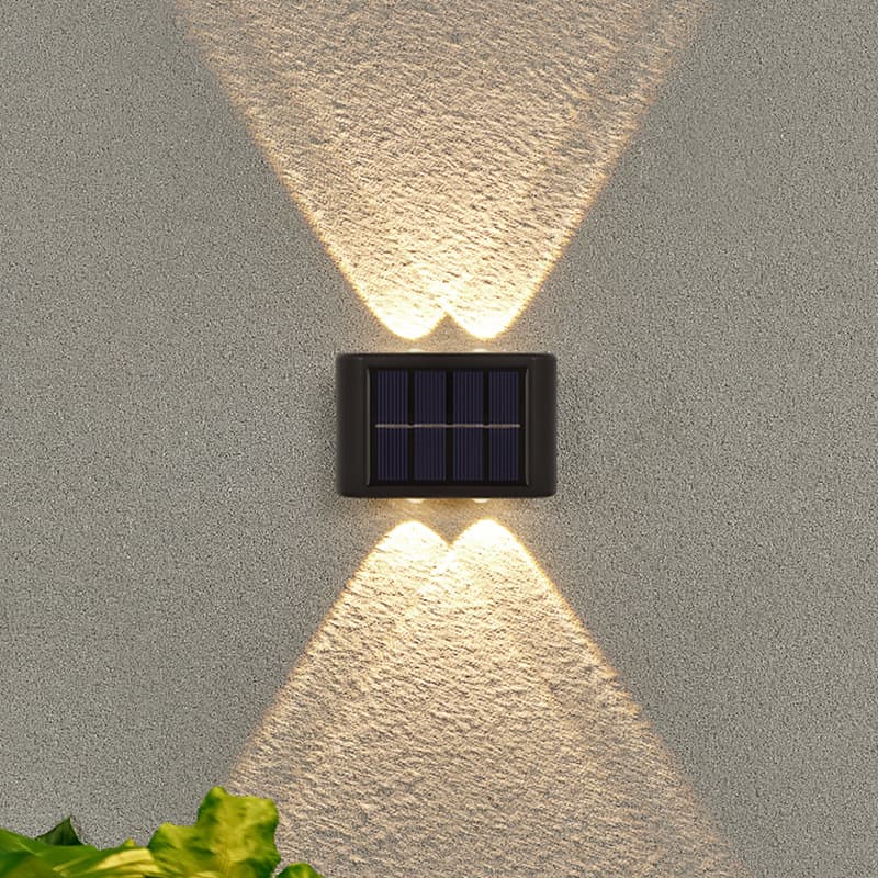 1/3/4  Pcs 4 lED À Prova D'água Para Jardim Muro e Varanda Luminária Solar De Parede Promoção