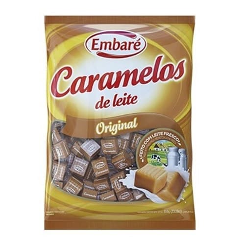 Bala Mastigavel Caramelo 660gr Embare Baunilha