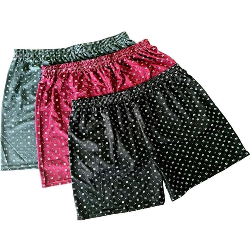 Kit Cueca Samba Canção Masculino Pijama Masculino de Dormir Liganete Lisa Estampada Short de Dormir
