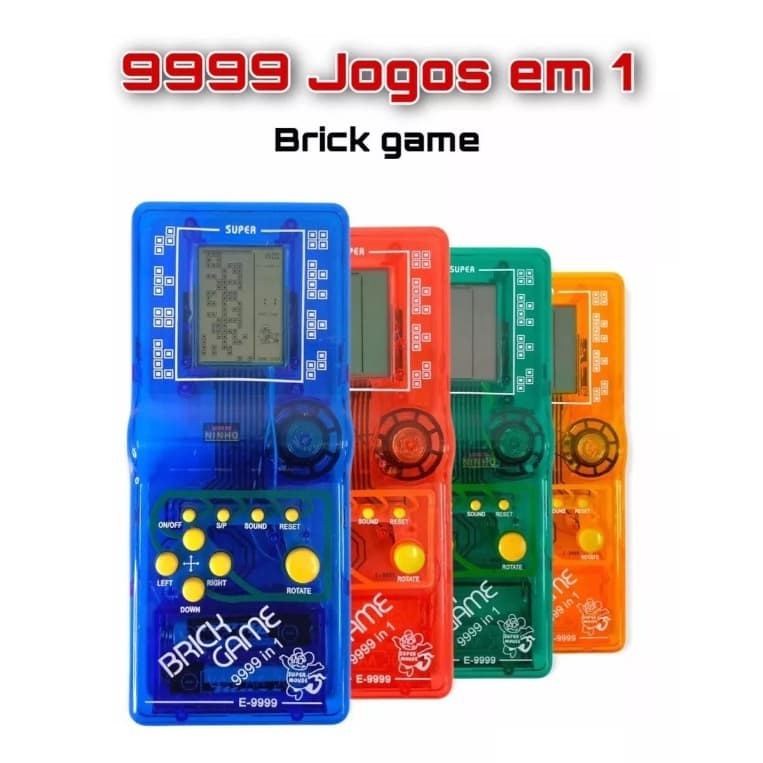 Videogames portáteis 9999 console de minijogos retrô jogos em um
