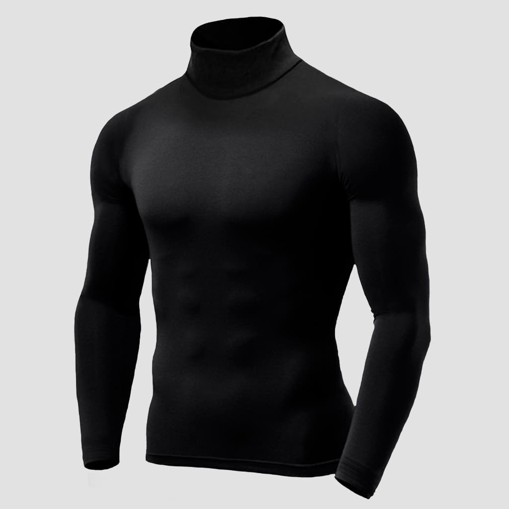 Camiseta Segunda Pele Proteção Uv Gola Alta Thermo Premium a pronta entrega