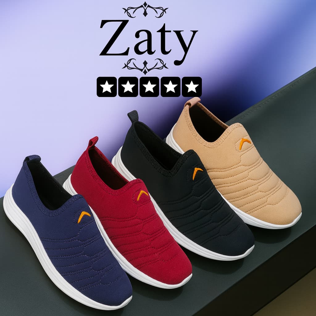 Tênis Feminino calce facil Flexível Ortopédico Slip On Caminhada Unissex Antiderrapante barato