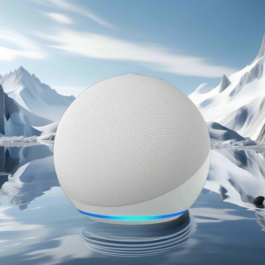 ORIGINAL - Caixa de som com Bluetooth, Led modelo Alexa DE UM APARELHO SUPER BASS