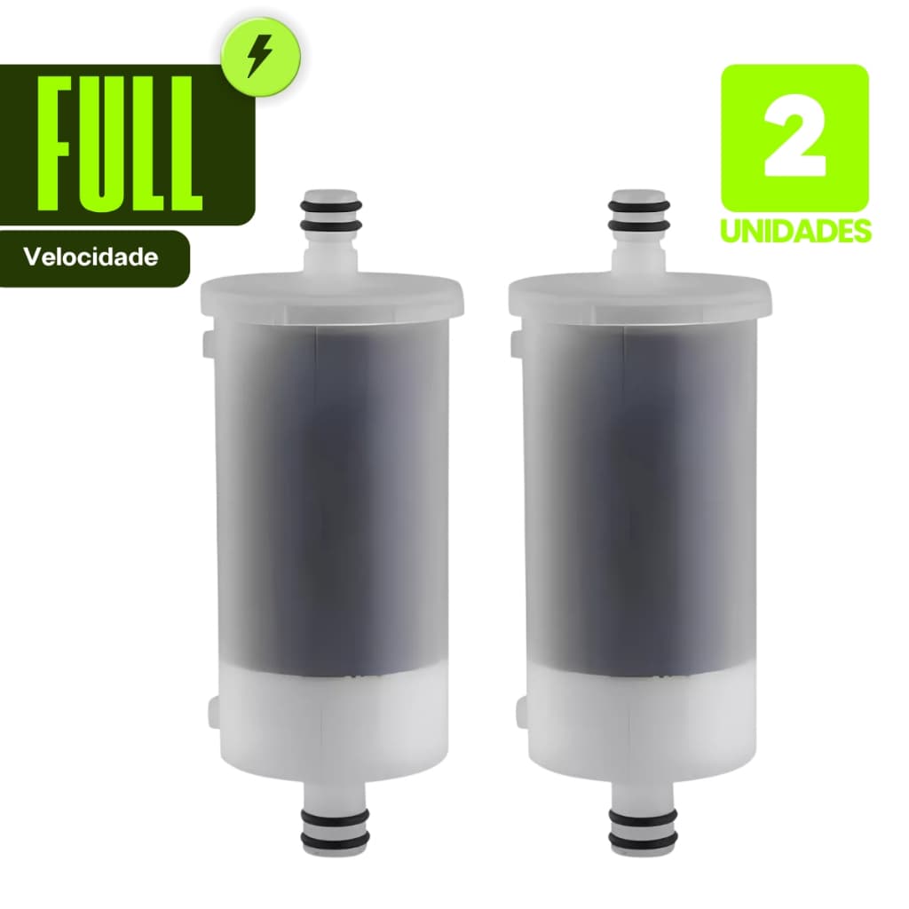 Kit 2 Refil Vela Carvão Ativado Pró-saúde Torneira Filtro