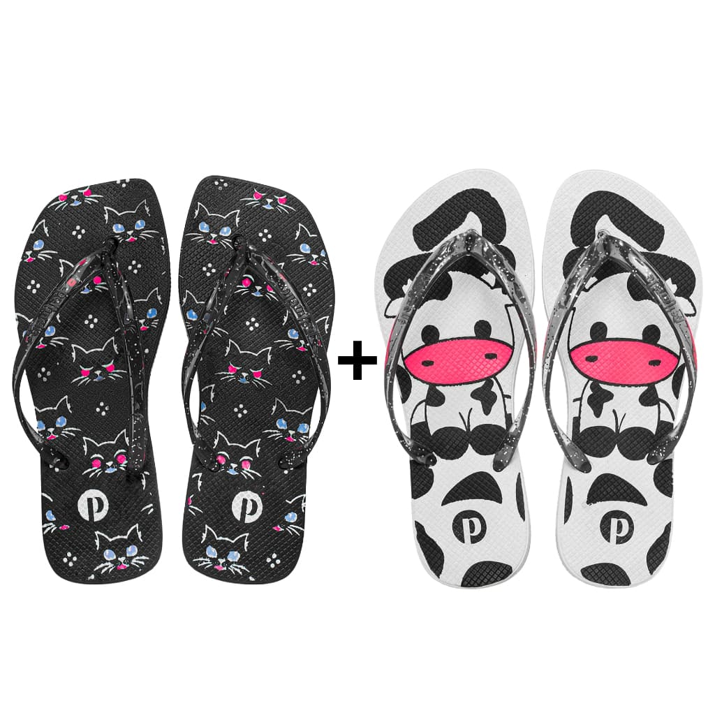 Combo Chinelo Feminino Macio Confortável Leve