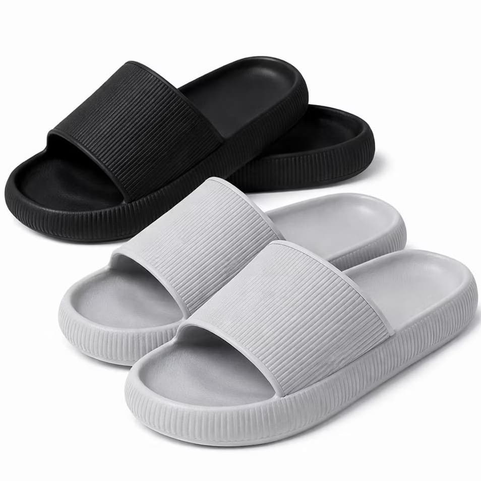 Chinelo nuvem macios sapatos de plataforma antiderrapante confortável