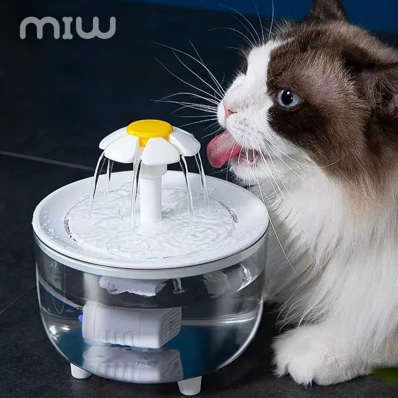 MIW Fontes Para Animais De Estimação Filtro De Circulação Automática Fonte De Água Gatos Bebedores Elétricos