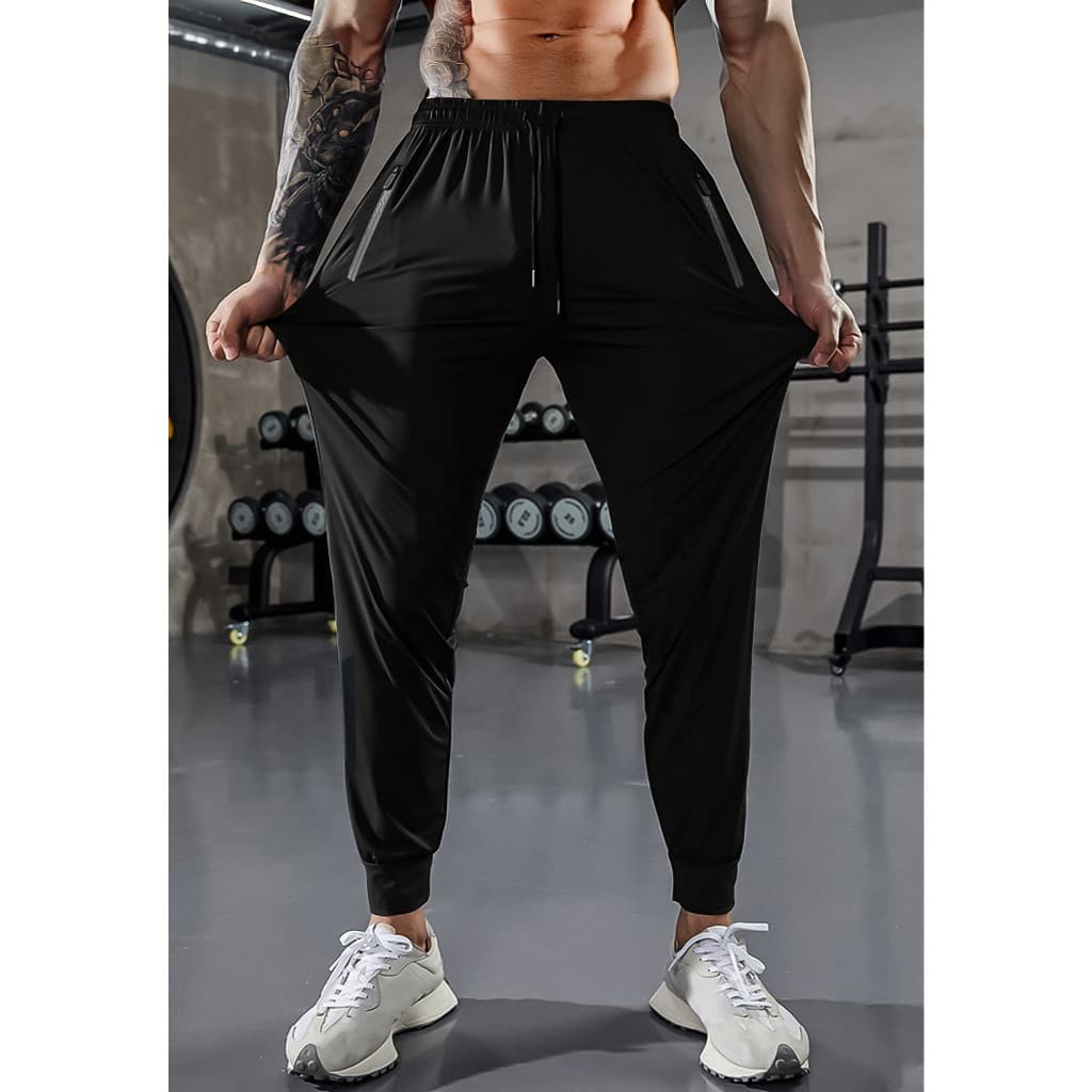 Calça Masculina Jogger Poliamida C/Elastano Esportiva Academia Slim Treino