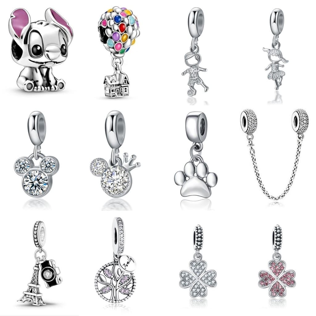 Charm Berloque Prata 925 Charms Pulseira Clássica Acessórios