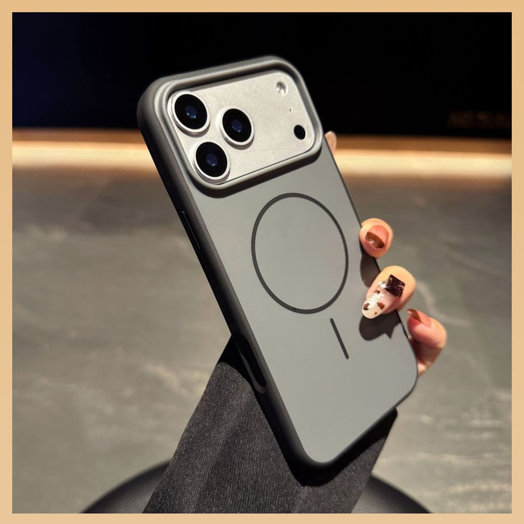 Capa Space Para iPhone 17 Pro Max MagSafe Fosca Acrílico Premium Lisa Com Proteção Câmera entrega rapida