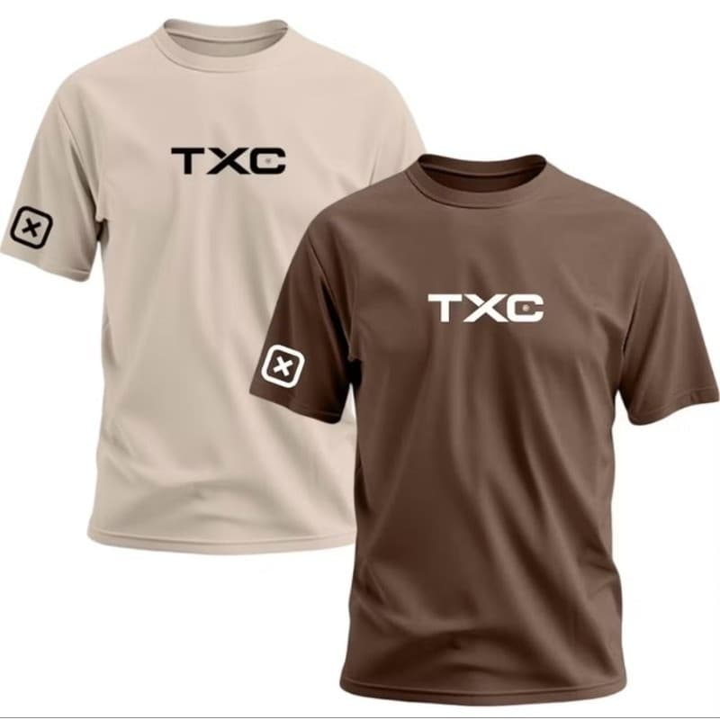 Kit 2 Camisetas Texana Country Rodeio 100% Algodão Casual Basica