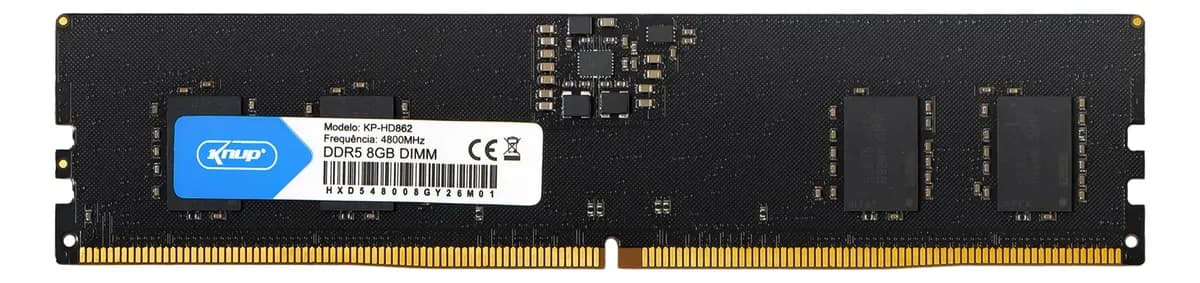 Memoria Ram Pc 8gb Ddr5 4800mhz Desktop Computador Gamer