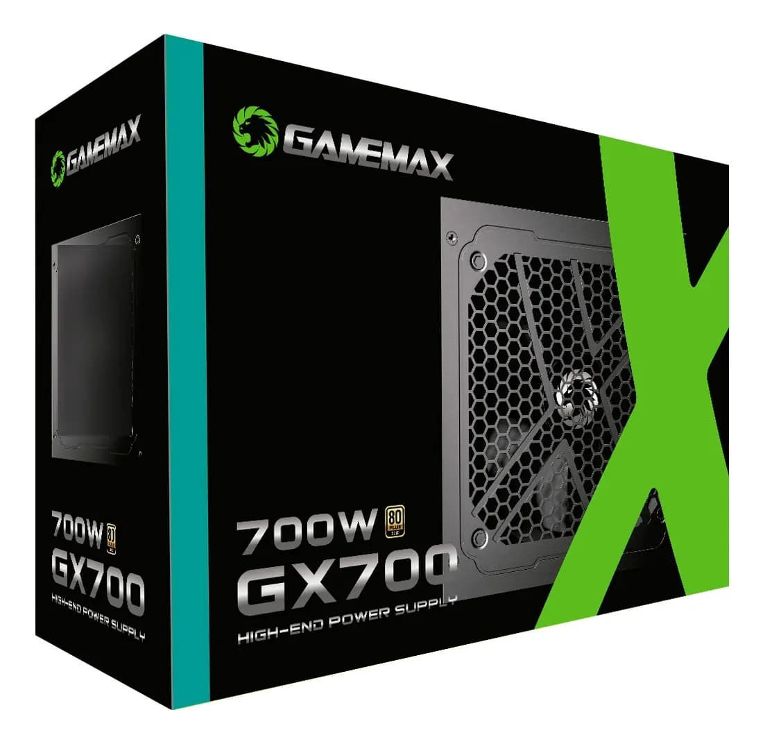 GameMax GX-Series GX700WBKPSS7710BR fonte de alimentação 80 plus gold 700w black cor preto
