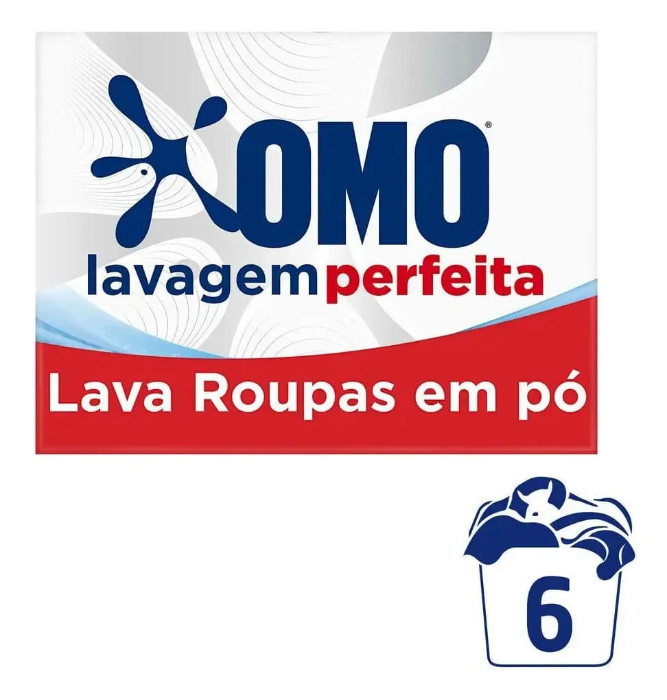 Lava-roupas Em Pó Omo Lavagem Perfeita 400g