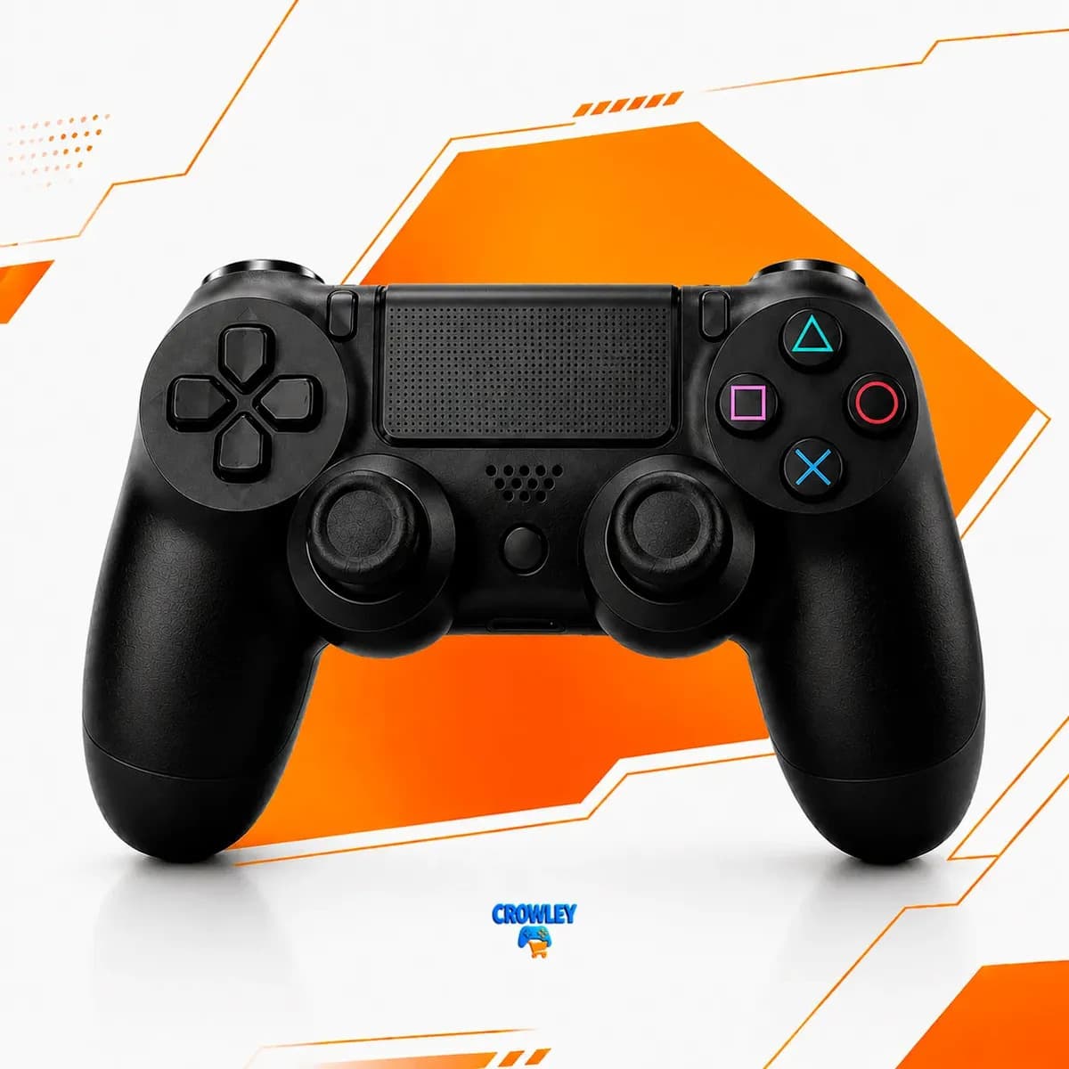 Controle Sem Fio de Ps4 Bluetooth Para Videogame Tv Smart Pc Gamer Celular Dual Shock Joystick Manete - Crowley