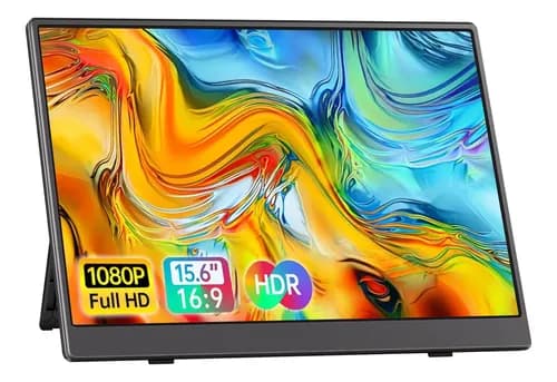 Monitor Portátil 15.6'' Tela Externa Hdr Ips 1080p Ultrafino
