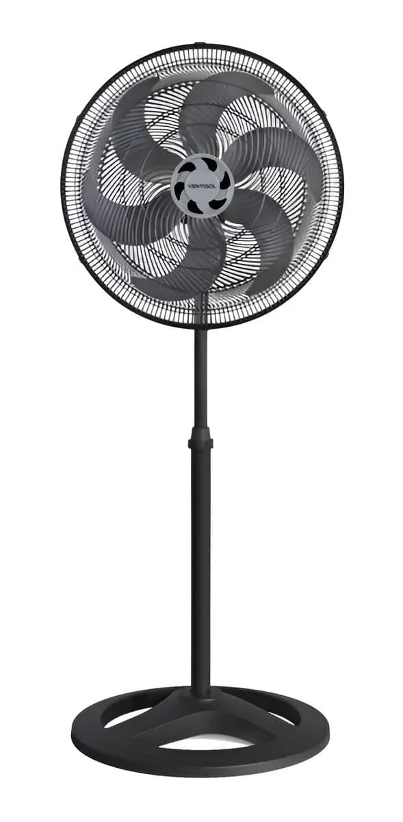 Ventisol Ventilador de Coluna Turbo 6 Pás 50cm cor Preto