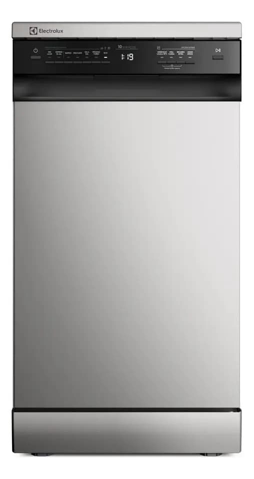 Lava-louça Electrolux 10 Serviços Inox Lava E Seca 50' Ls10e Prateado