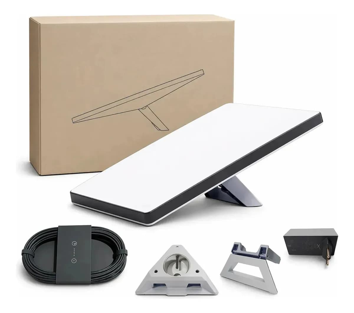 ANTENA STARLINK MINI INTERNET VIA SATÉLITE SPACEX KIT COMPACTO E PORTÁTIL