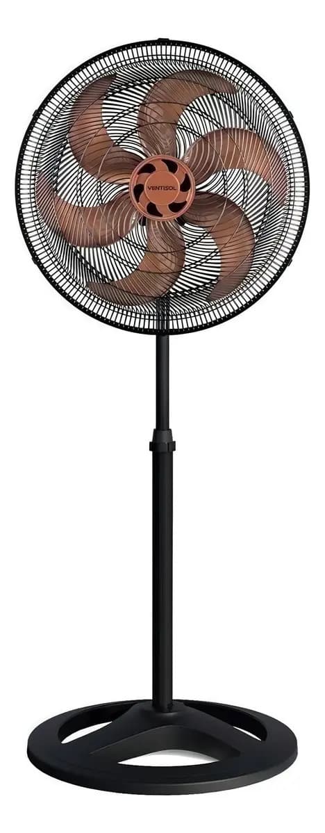 Ventilador De Coluna Turbo 40cm Bronze Ventisol Dourado-escuro Bronze