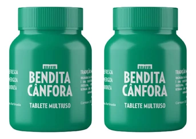 Bendita Cânfora Pote Com 30 Kit Com 2