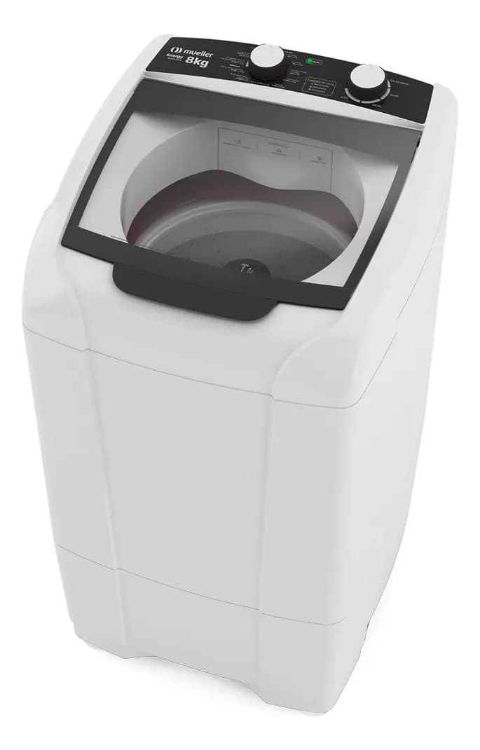 Máquina de Lavar Mueller 8kg Automática Energy com Ciclo Rápido e Filtro Fiapos