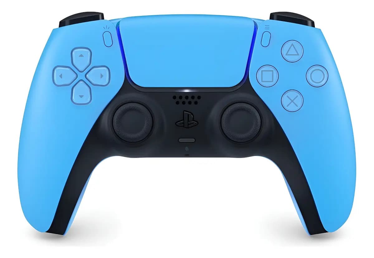Controle DualSense Sem Fio PlayStation 5 Joystick Starlight Blue Sony CFI-ZCT1W
