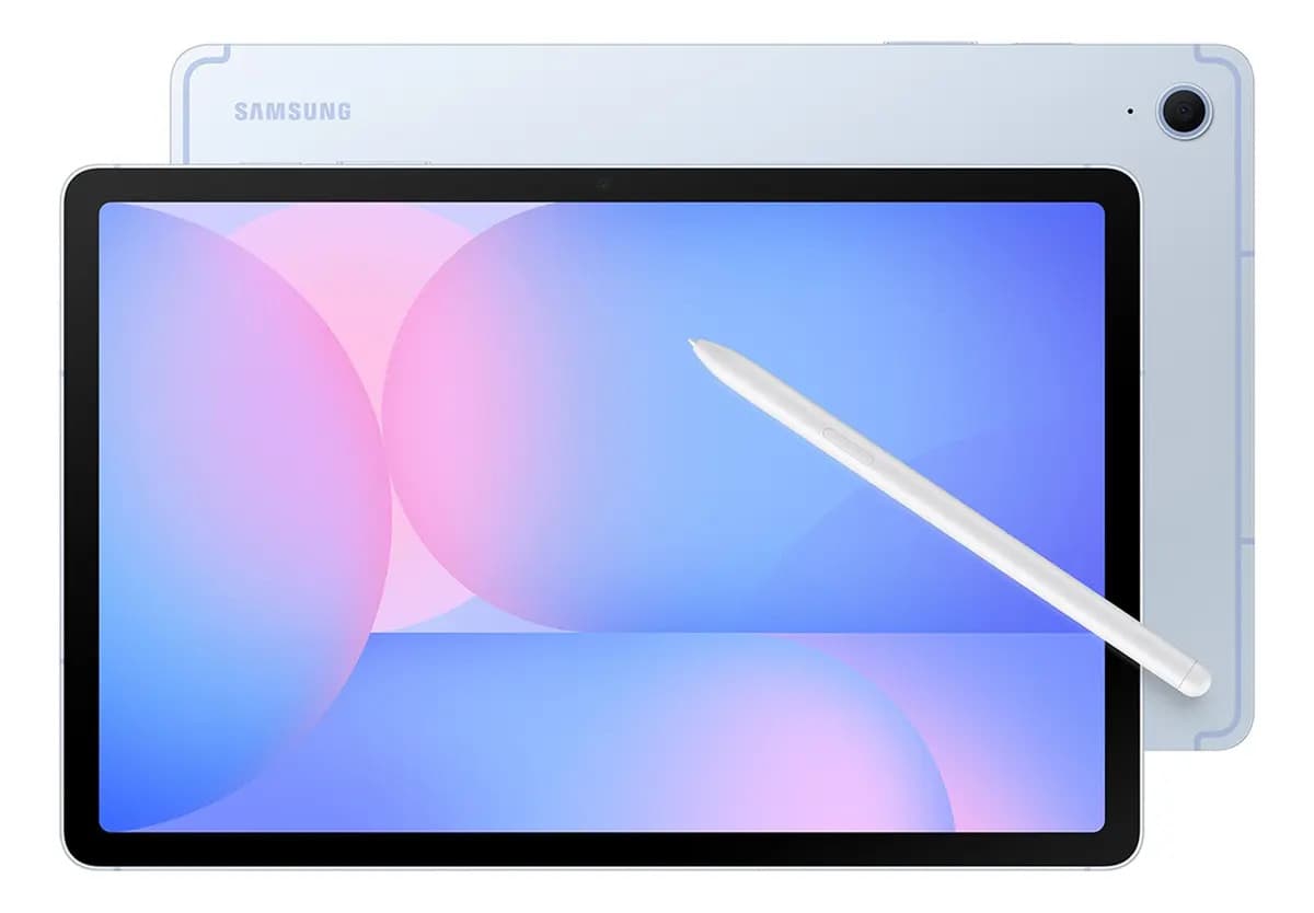 Galaxy Tab S10 Fe 128gb azul celeste, cor preta