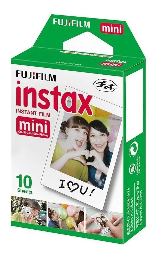 Filme Instax Mini 10 Fotos Cor Branco Fujifilm