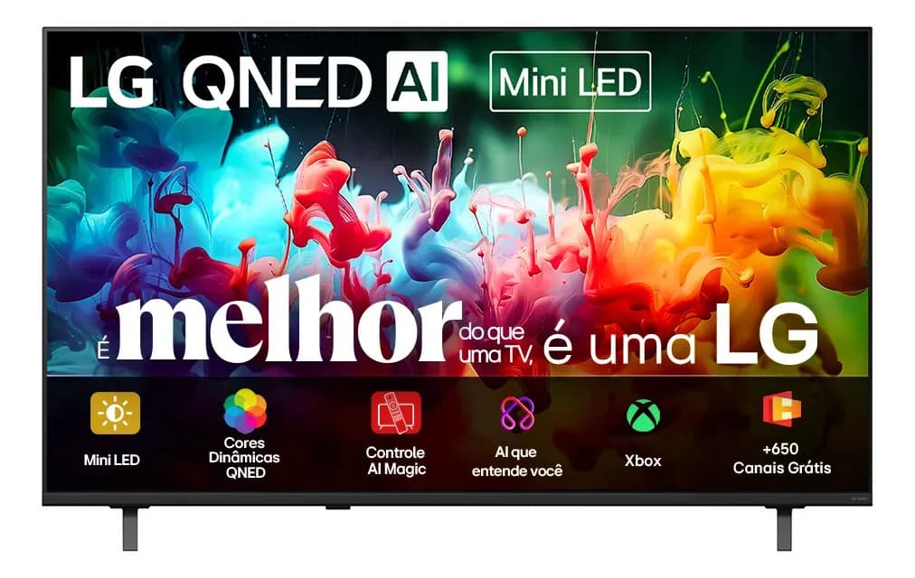 Smart TV 4K 85" LG QNED Mini LED AI QNED70 2026