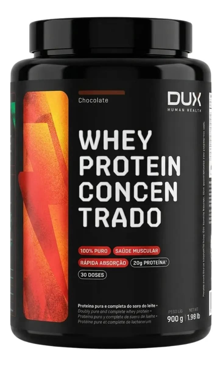 Dux Nutrition Whey Protein Concentrado Proteínas Whey Protein Concentrado - 900g Pó