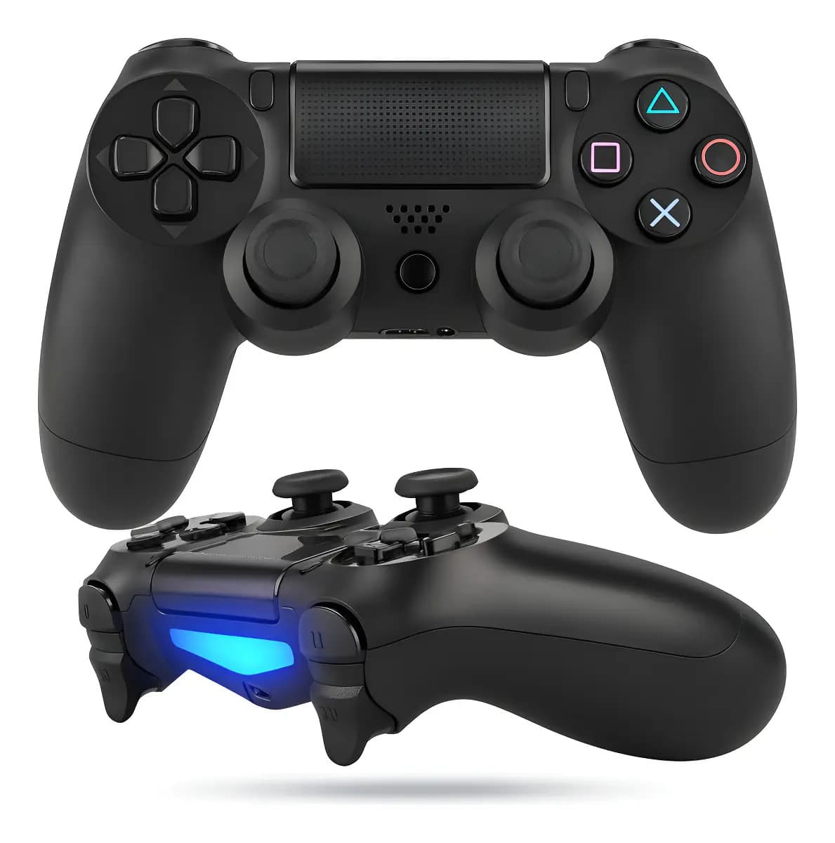 Controle Sem Fio Redfin Joystick Compatível PS4 Videogame TV PC Celular Android - Touchpad Bluetooth Vibração Dupla Manete Smart TV