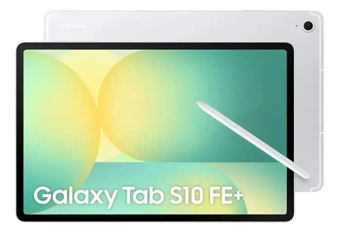 Tablet Samsung Galaxy Tab S10 FE+ WiFi Prata, 128GB, 8GB, Tela 13.1" 90Hz, S Pen e Capa Inclusas