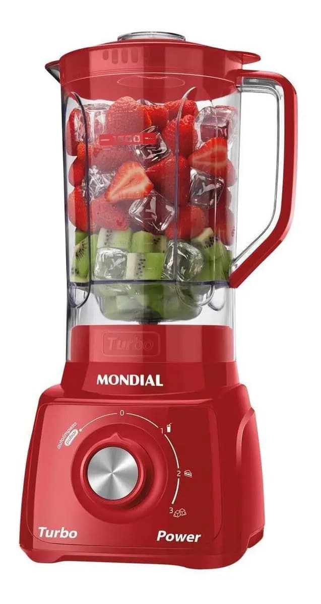 Liquidificador Turbo Power Mondial 550W L-99 FR