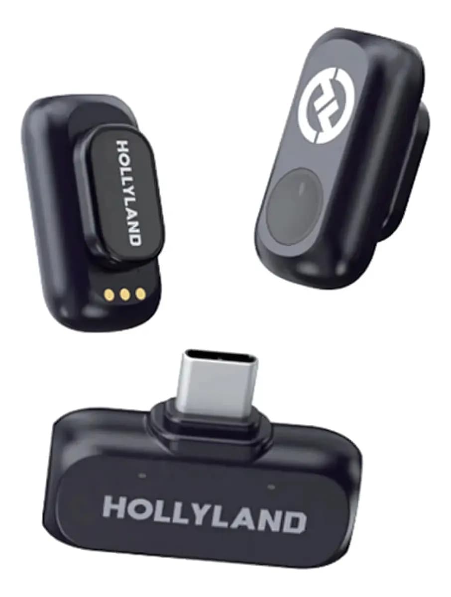 Microfone Lark A1 Hollyland Mini Usb-c Preto