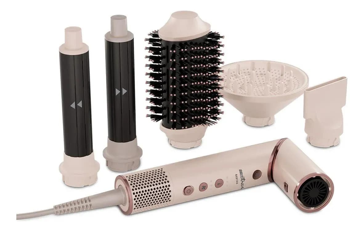 Secador De Cabelos Bsd15a Rosa Com Rosê