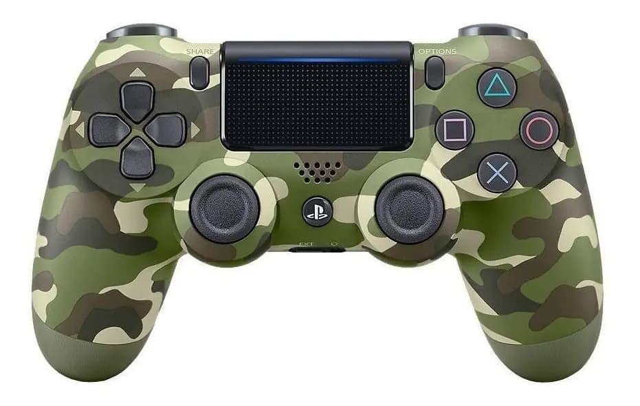 Joystick Playstation Dualshock 4 Green Camouflage Sony