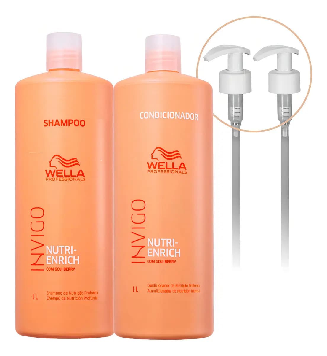 Kit Wella Invigo Nutri Enrich Shampoo E Condicionador 2 L [original]
