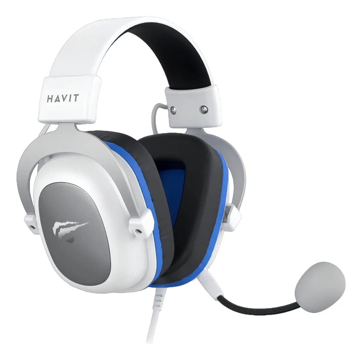 Headset Gamer Havit Gamenote H2002d Mic Removível Branco