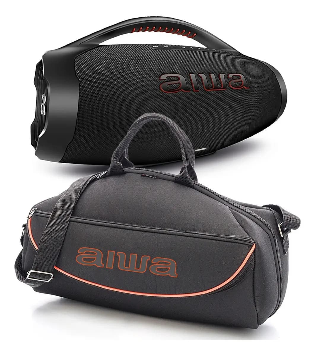Case Bolsa Proteção Para Boombox Plus Aiwa Prova D'agua Acolchoada Premium