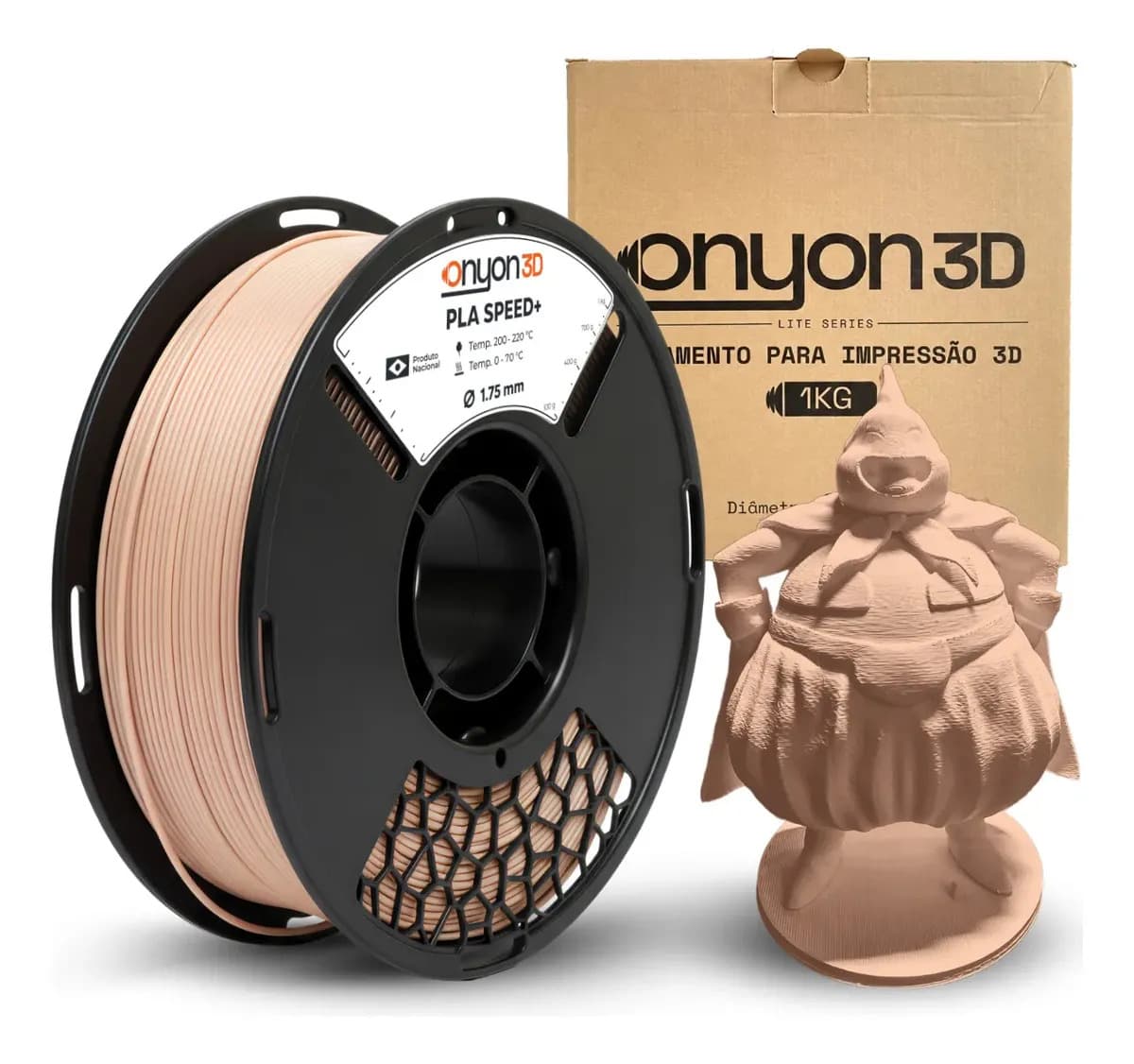 Filamento Pla Plus 1kg Impressão 3d Nacional - Cores Cor Nude