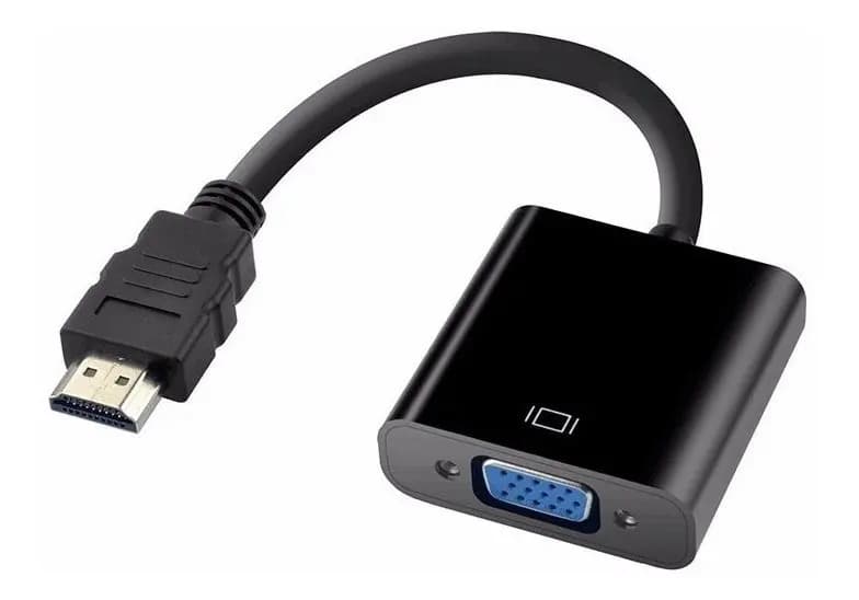 Cabo Adaptador Hdmi Para Vga E Tv Pc Notebook Audio E Video Dr Hank