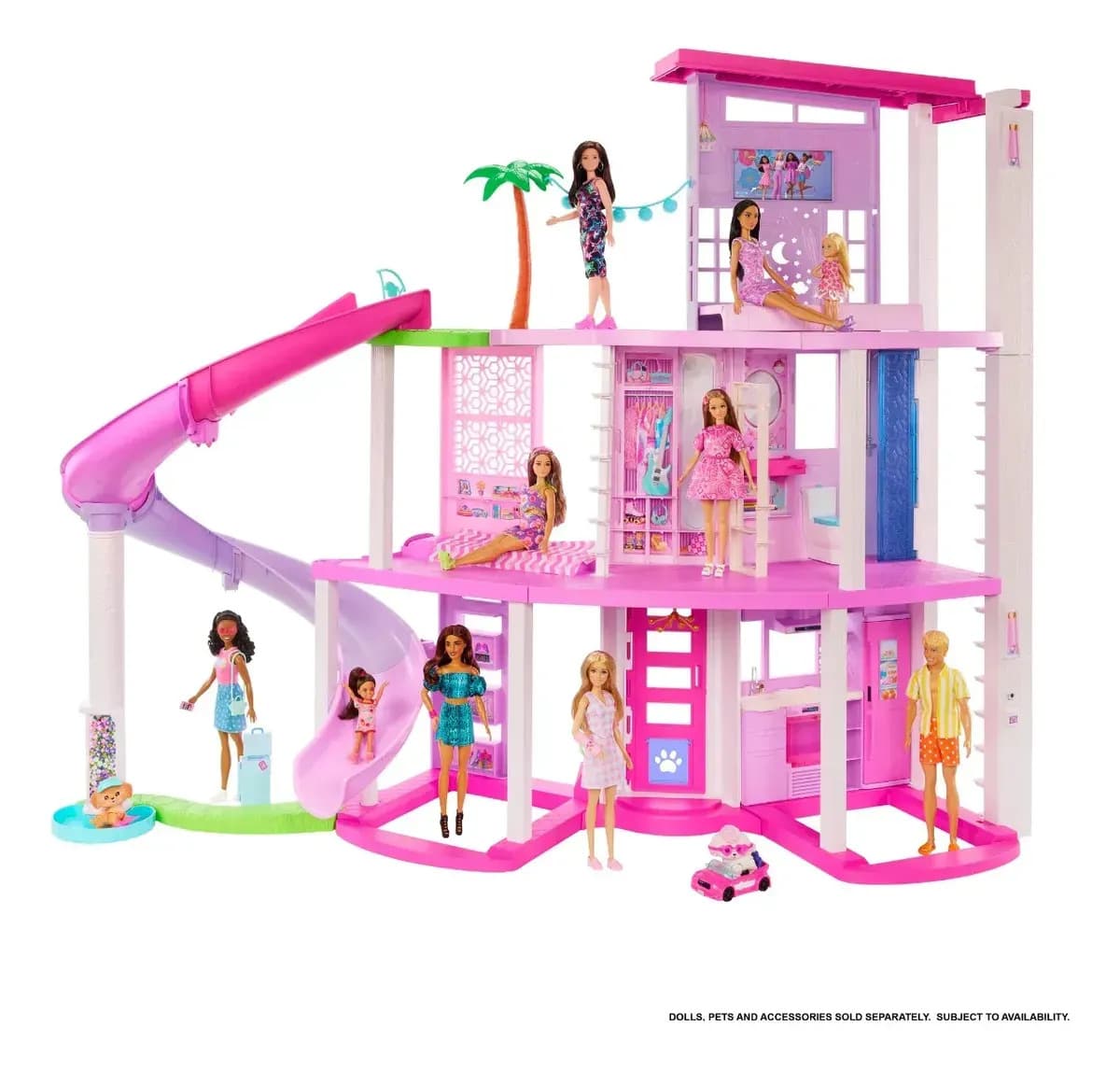 Casa dos Sonhos da Barbie conjunto de brinquedos Com Piscina E Acessórios Com 2 Andares Para Crianças A Partir De 4 Anos Casa da Barbie