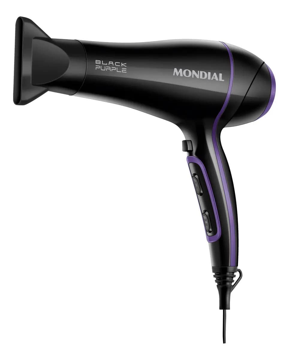 Secador de Cabelos Mondial Preto 2000W SCN-01