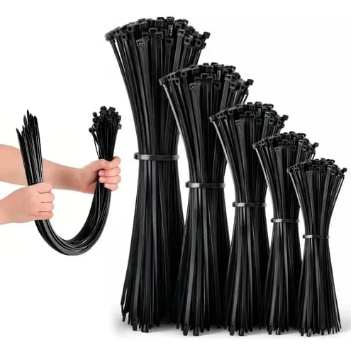 Kit 500 Fita Hellerman Cinta Plástica Enforca Gato 5 Tamanho