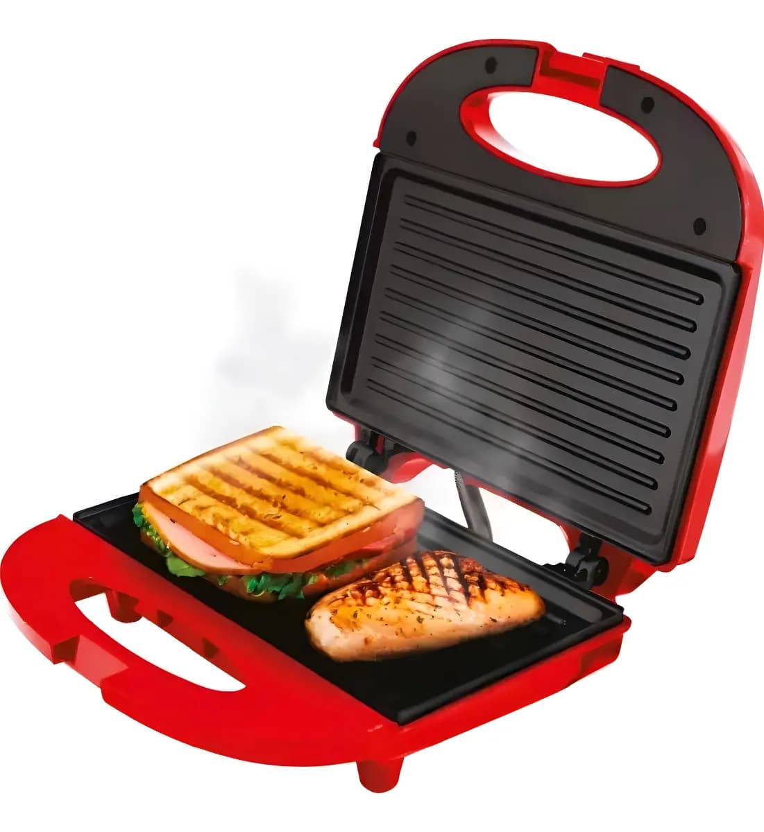 Sanduicheira E Grill 2 Em 1 Cor Vermelho Kian