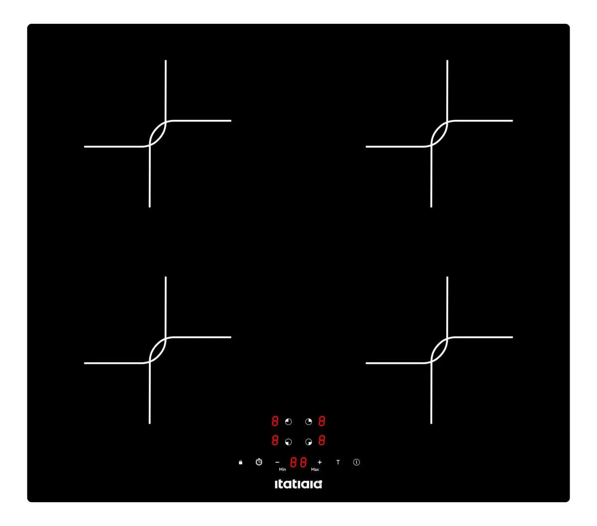 Cooktop de Indução Itatiaia Master 4Q 220V - Preto