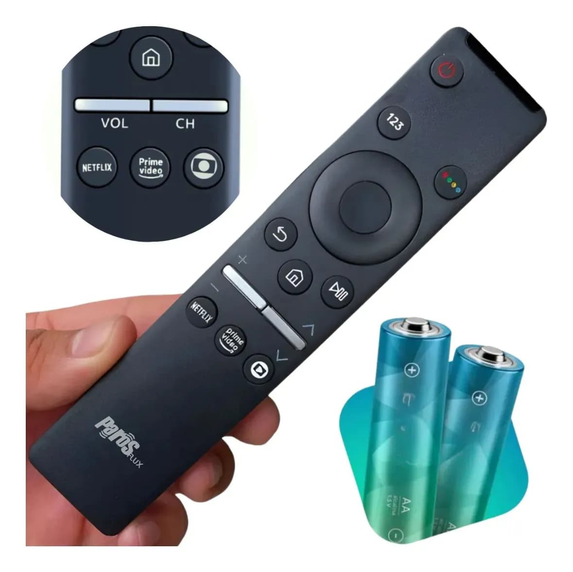 Controle Remoto Para TV Samsung Smart 4k
