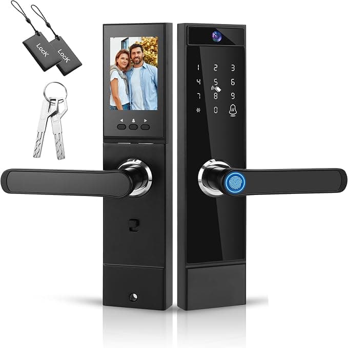 Fechadura Eletrônico Digital Biométrica Com Câmera Wifi, Controle do Tuya App | Amazon.com.br